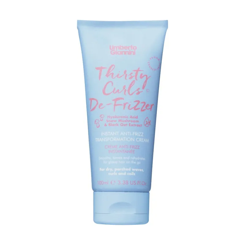 Thirsty Curls De-Frizzer Crema transformadora instantánea antiencrespamiento