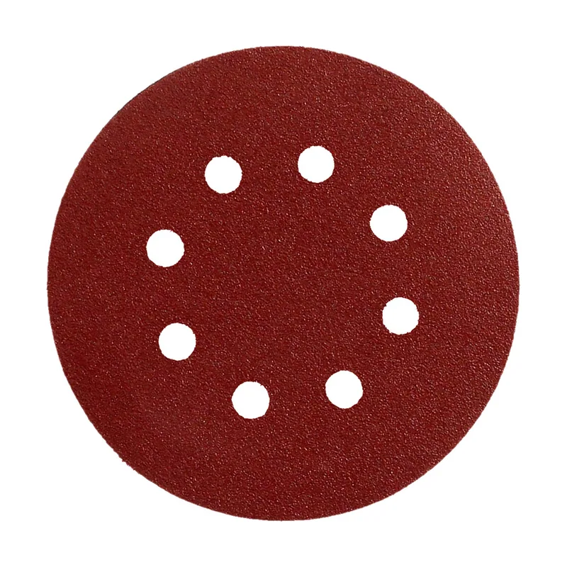 Wolfpack Linea Profesional Lija recambio velcro disco Ø 125 mm. con agujeros grano 240 10 Piezas