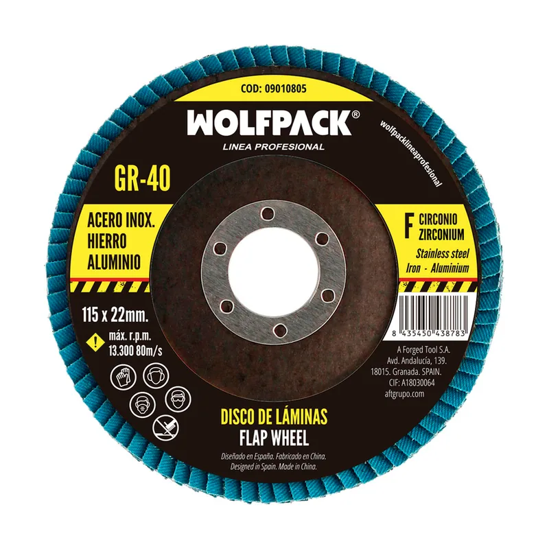 Wolfpack Linea Profesional Wolfpack 09010805 accesorio para lijadora Disco de lijado