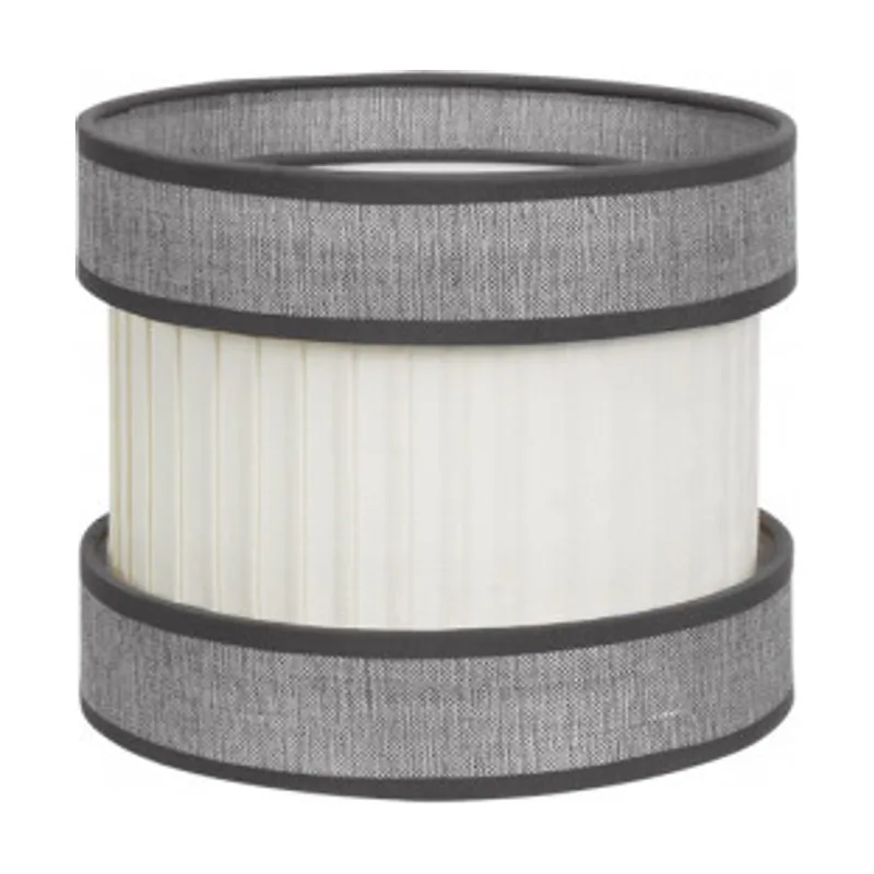 Pantalla de mesa Small Home gris-beige E14 Ø18x18x18x18