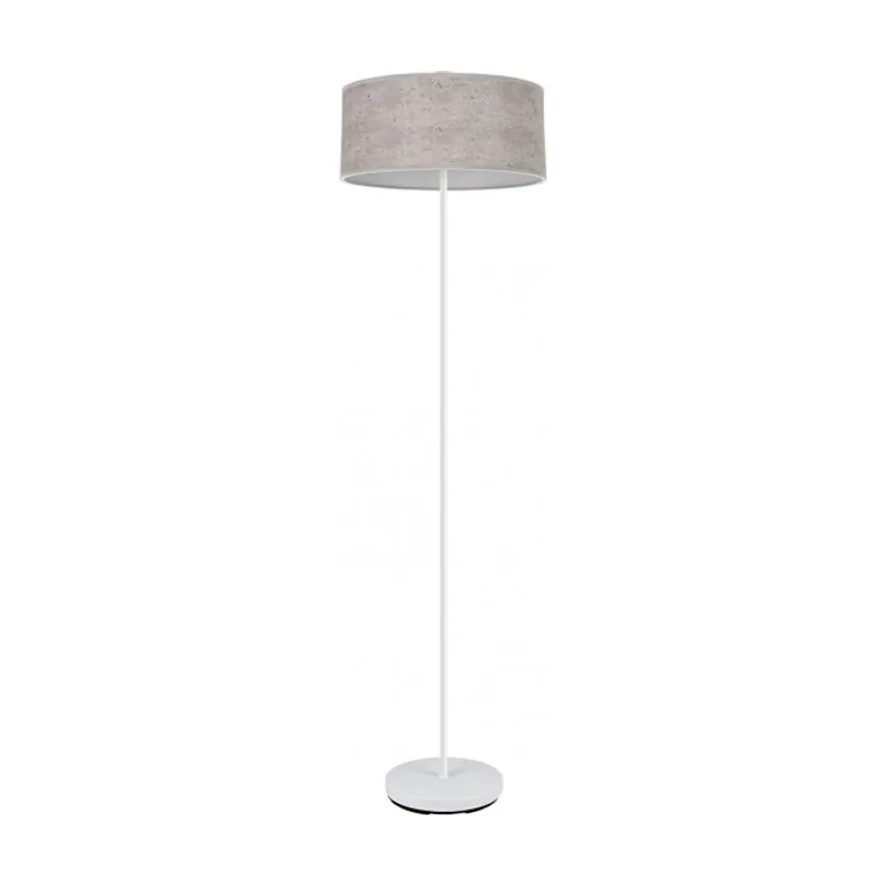 Pie Salon Jerte 1xe27 Blanco/cemento Gris 165x40x40 Cm marca FABRILAMP