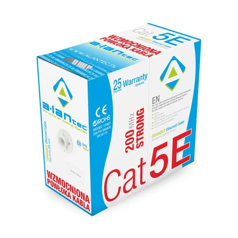 KIU5STR305 cable de red Gris 305 m Cat5e U/UTP UTP