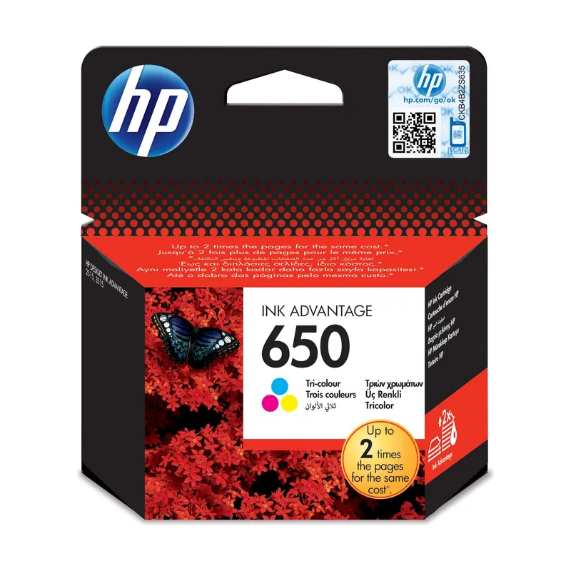 HP No.650 C/Y/M