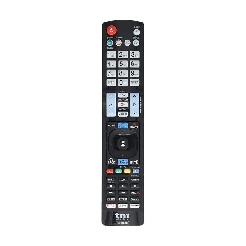 TM Electron TMURC300 Mando a Distancia Universal Compatible con televisores LG
