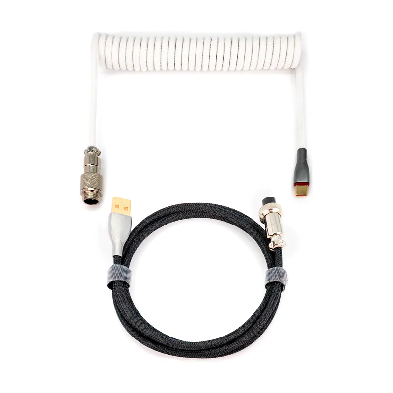 Phoenix kioru cable aviador en espiral con conector tipo c