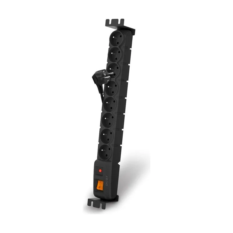 Opticord HSK Data S8 FA Rack 8 Tomacorrientes CA 230 V Negro 3 M