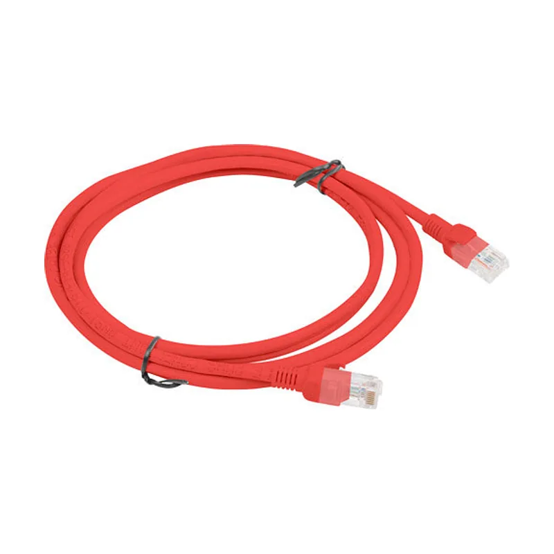 Lanberg PCU6-10CC-0200-R cable de red Rojo 2 m Cat6 U/UTP UTP