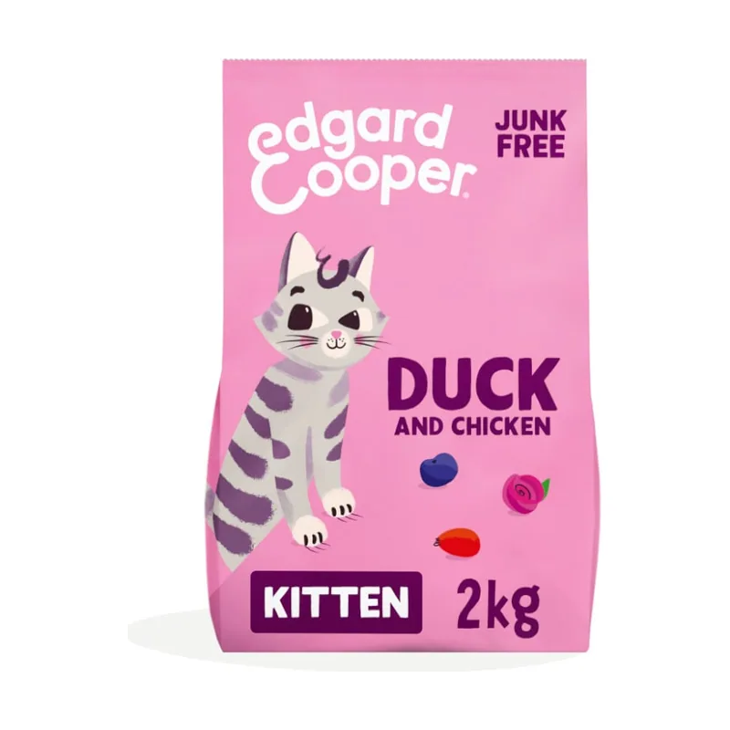 Edgard & Cooper 2 kg Kitten Pato y Pollo pienso
