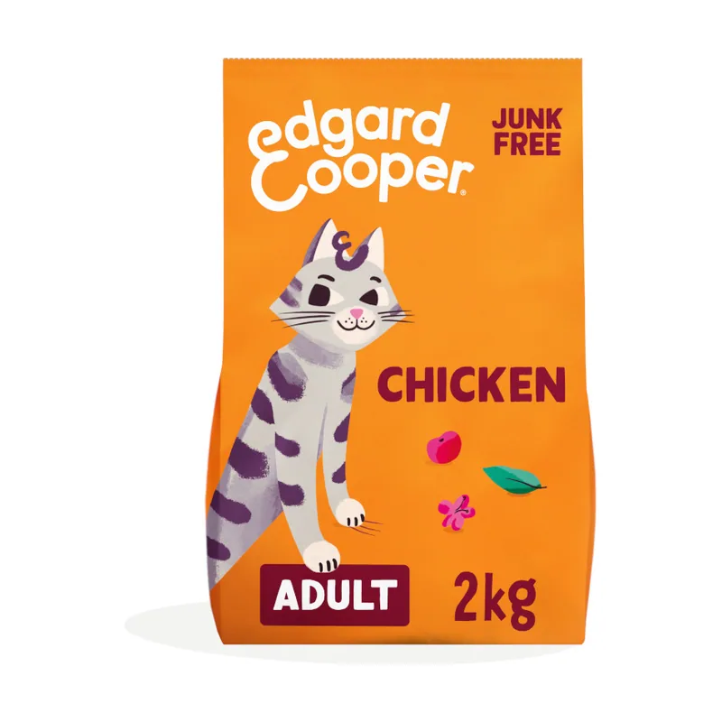 Edgard & Cooper 2 kg Adult Pollo pienso para gatos
