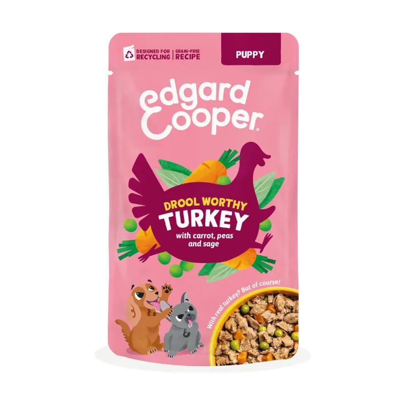 Edgard & Cooper 150 g Puppy Grain Free Pavo sobre