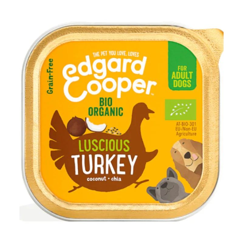 Edgard & Cooper 100 g Adult Bio Pavo tarrina
