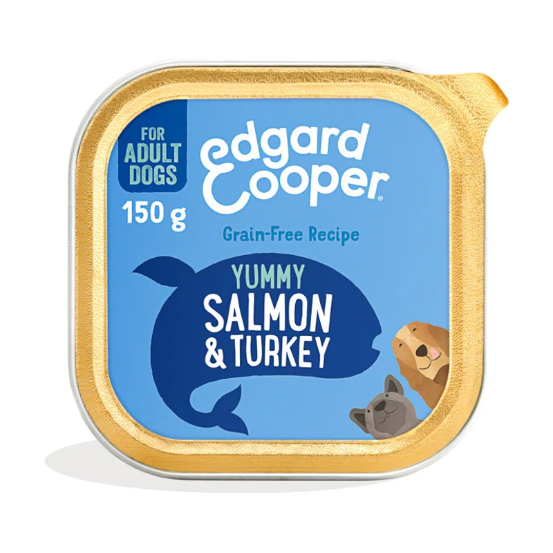 Edgard & Cooper 150 g Salmón y Pavo tarrina