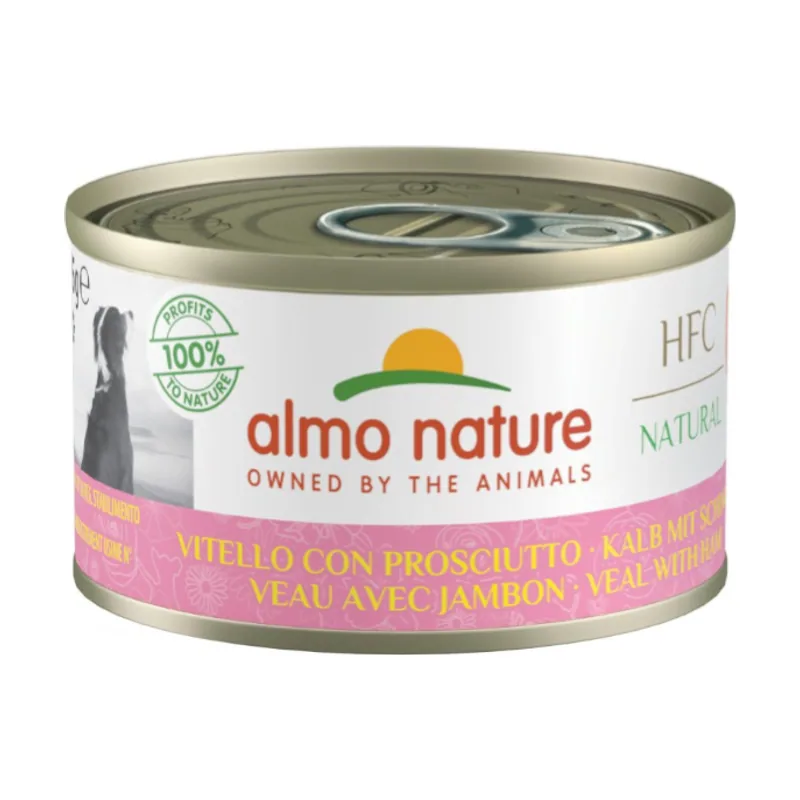Almo Nature 95 g HFC Ternera y Jamón lata