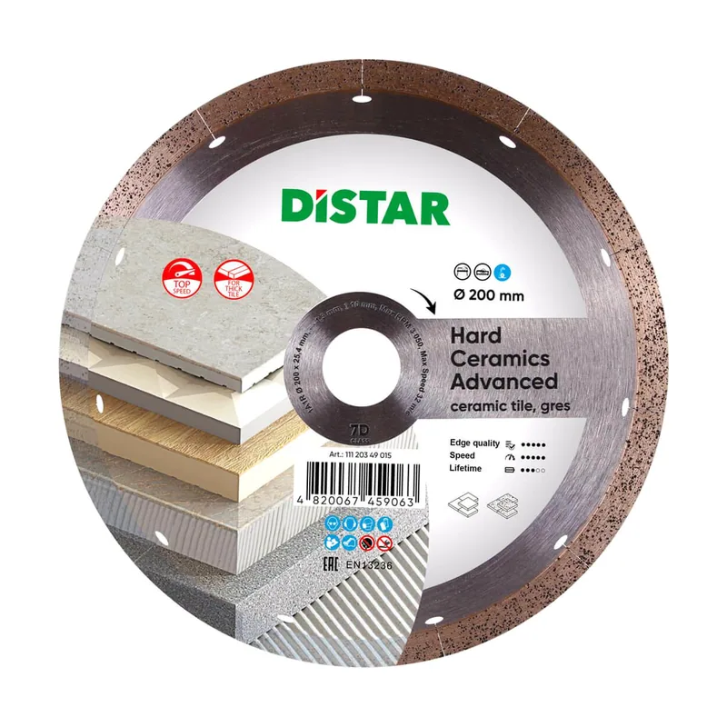 Disco Diamantado Hard Ceramics Advanced 200mm