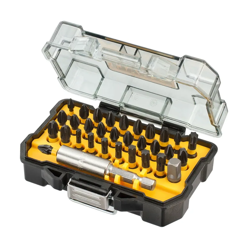 DeWalt Caja de 32 puntas de atornillado de 25 mm Extreme Impact Torsion + Portalámparas DT70560T-QZ
