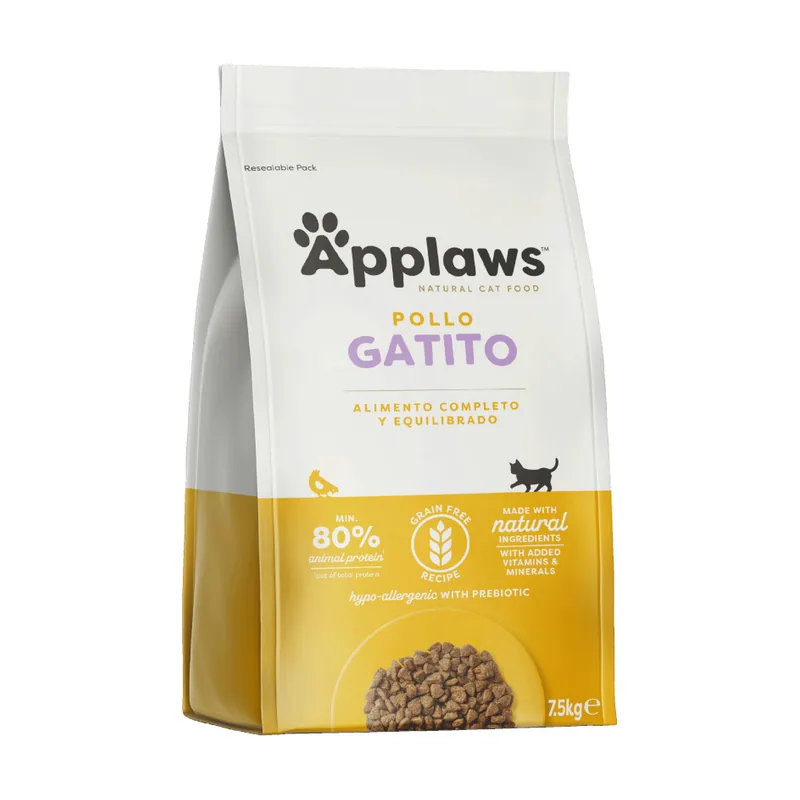 Applaws 7.5 kg Kitten Pollo pienso