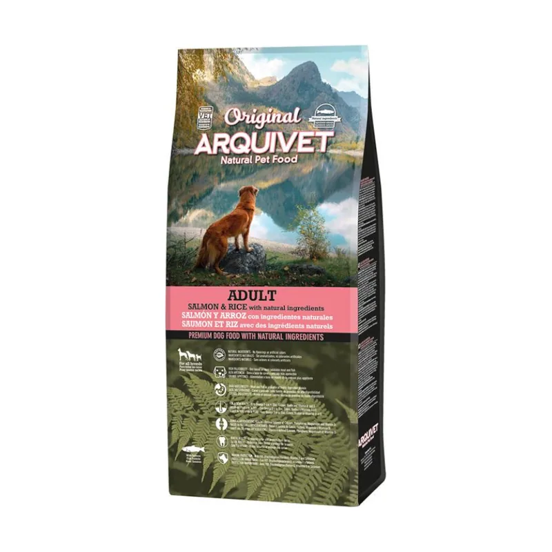 Arquivet 12 kg Adult Salmón y Arroz pienso