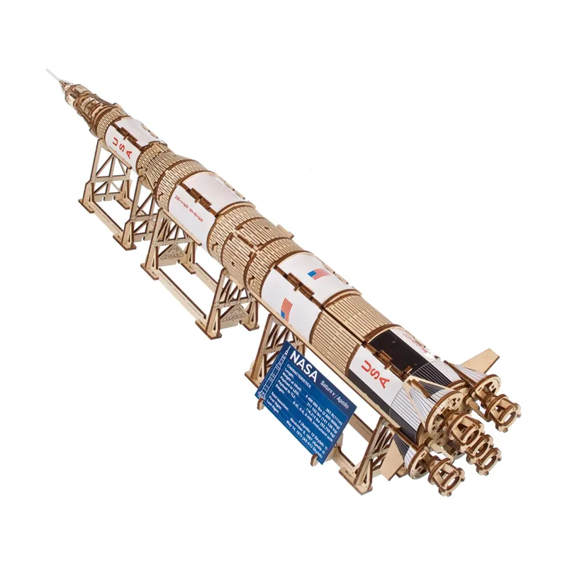 Ugears Kit de Cohetes Modelo NASA Saturn V