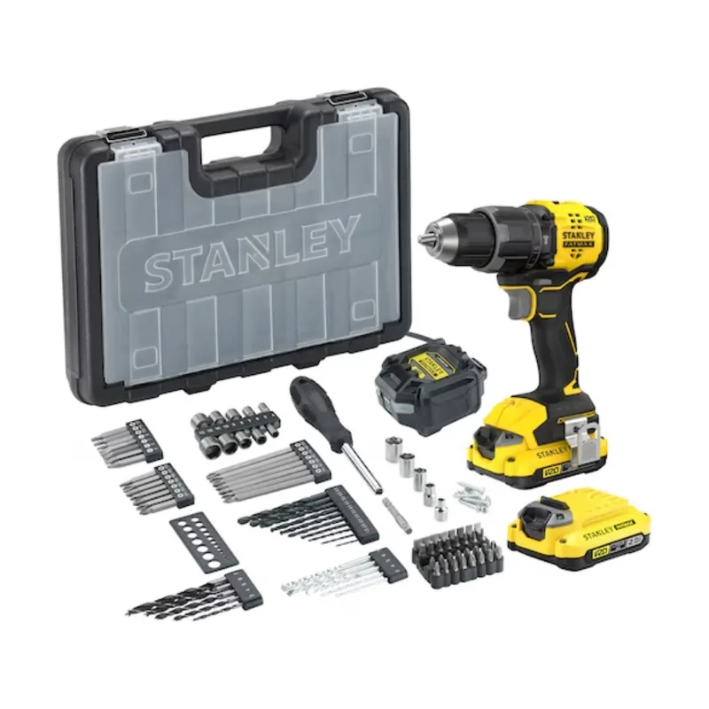 Stanley V20 Taladro percutor sin escobillas de 2 velocidades