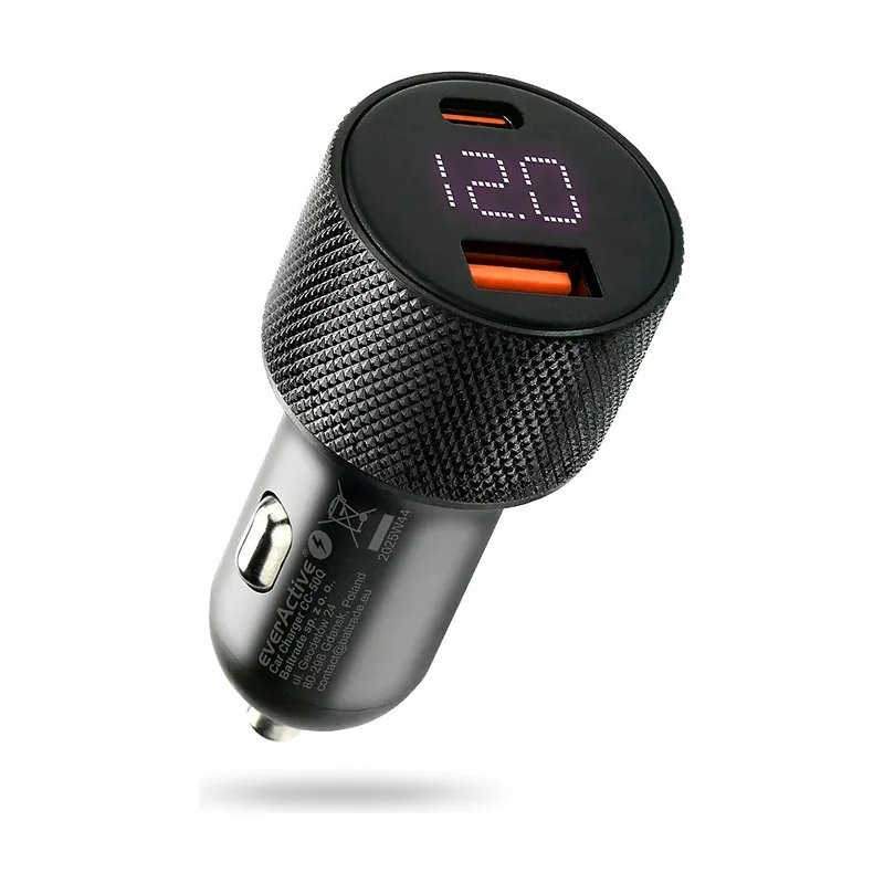 Everactive CC-50Q Cargador de Coche 75 W