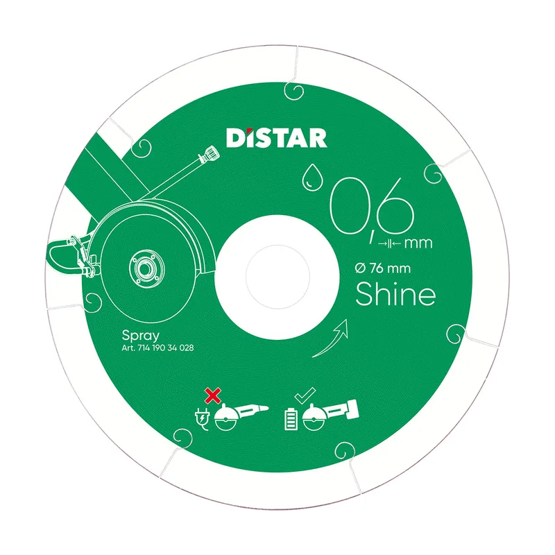Tarcza diamentowa shine 76 x 0,6 x