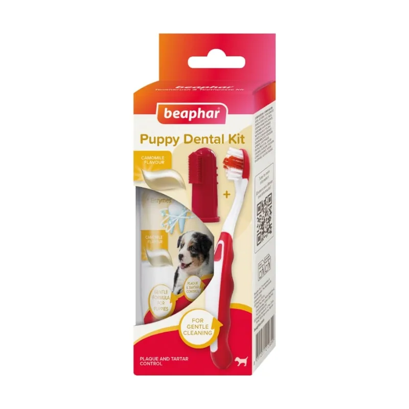 Beaphar Pack Dental Pasta y Cepillo para Cachorros
