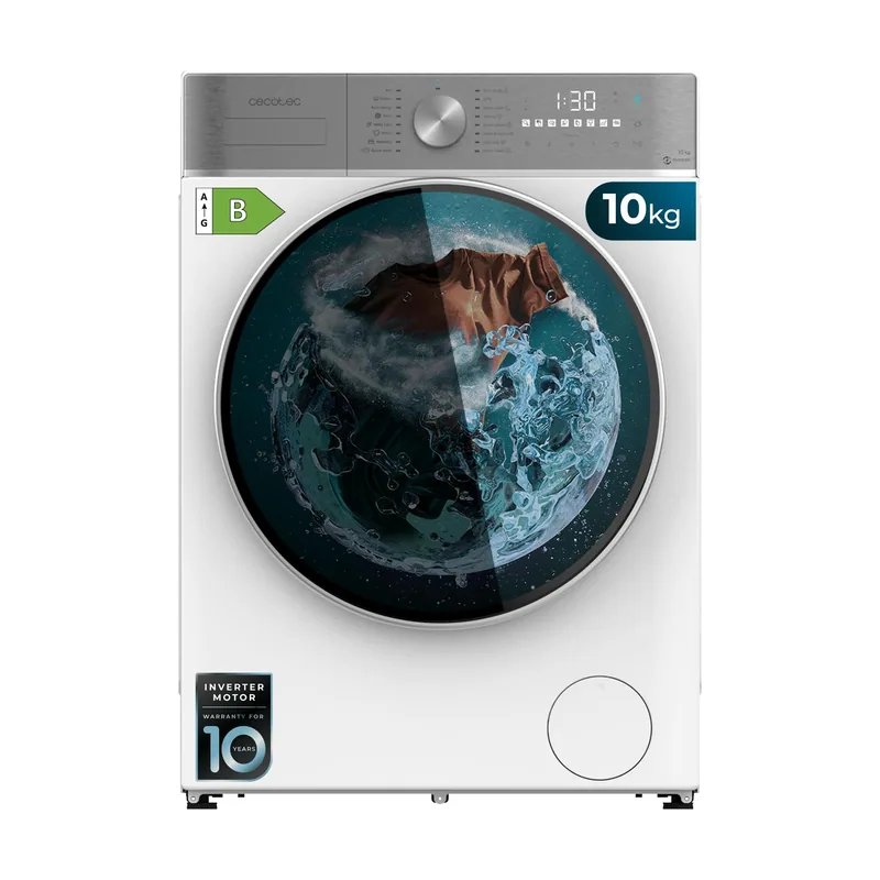 Cecotec Lavadora Secadora 10-6Kg Carga Frontal Bolero Wash&Dry 10680 Inverter A