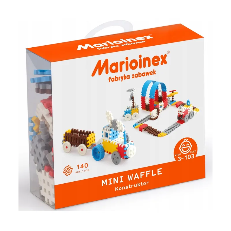 Klocki konstrukcyjne mini waffle zestaw 3