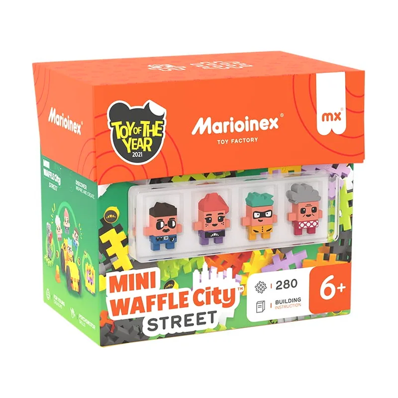 Klocki konstrukcyjne mini waffle