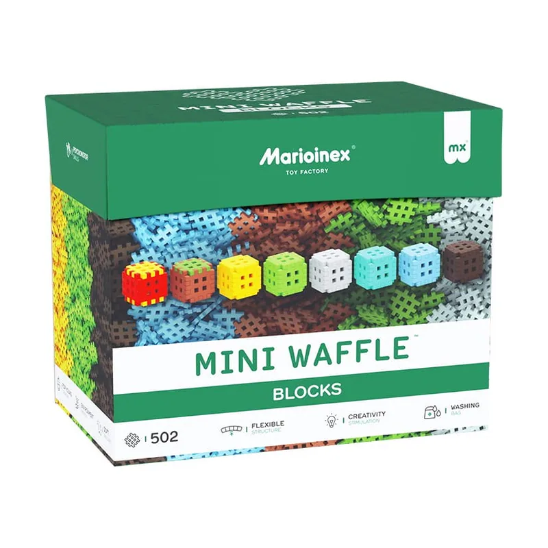 Klocki konstrukcyjne mini waffle