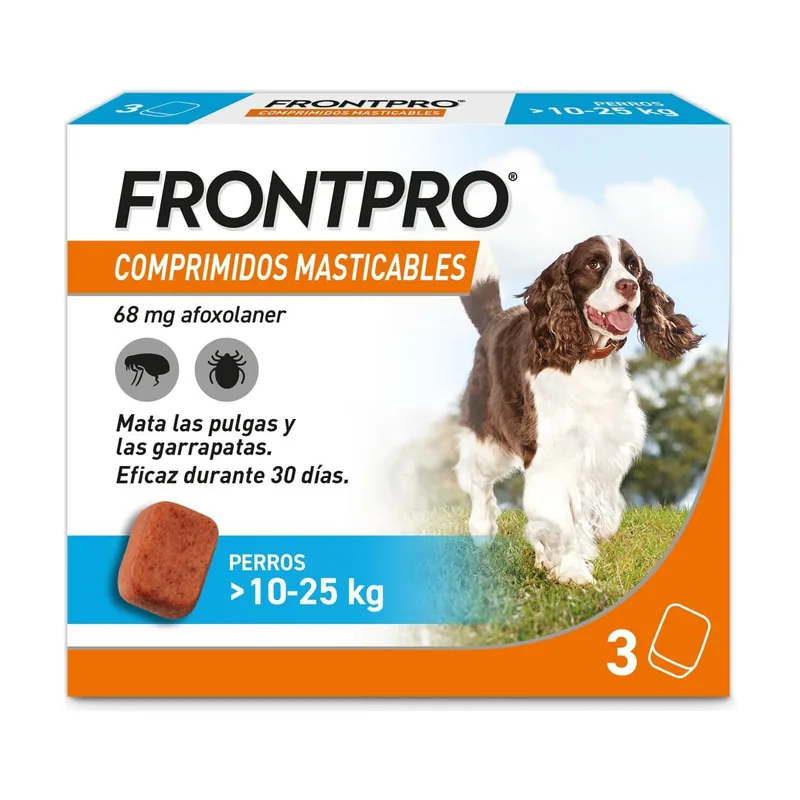 Frontline Frontpro Comprimidos Masticables Antiparasitario para perros