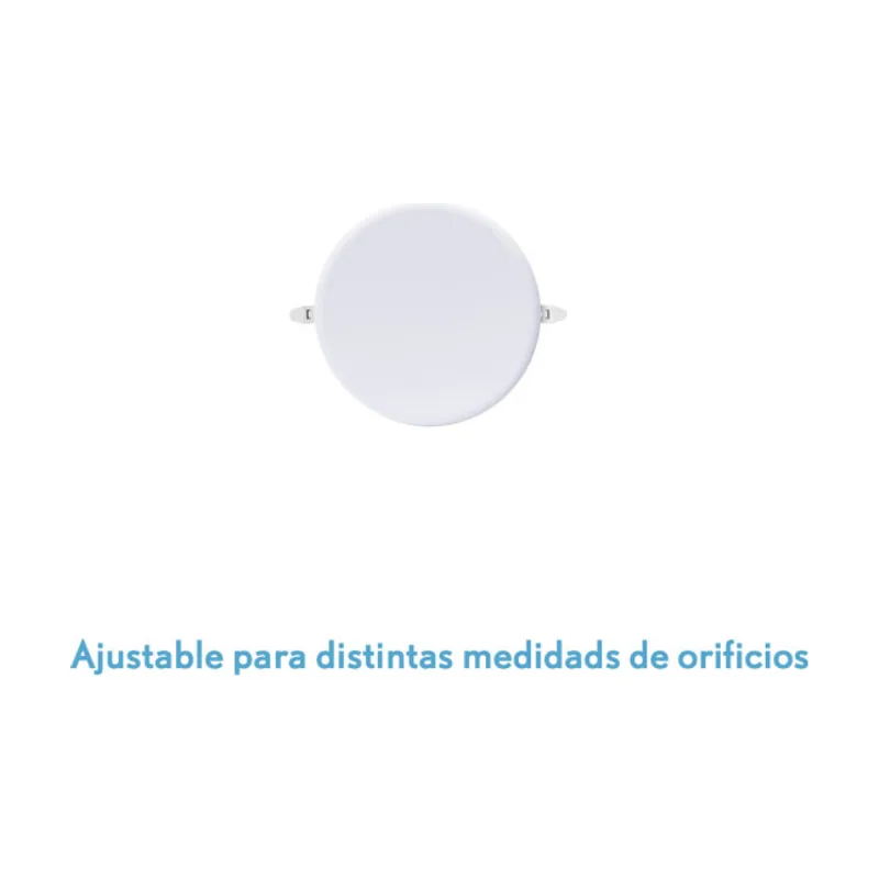 Downlight led smd migmatita 9w 6500k blanco 900lm 2x9x9 cm corte ajustable 5-7,5