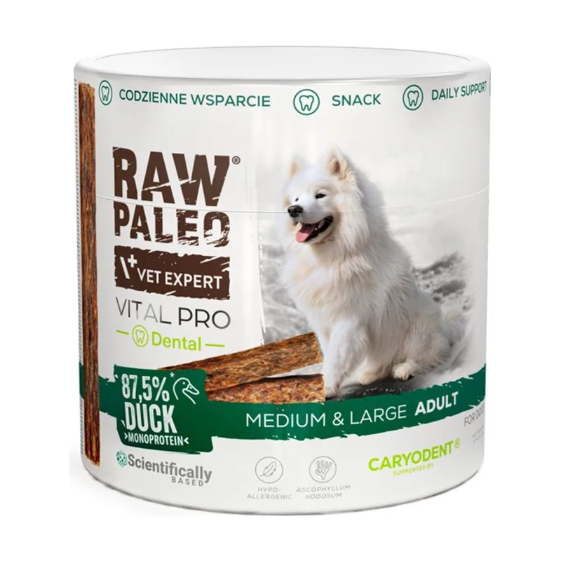 Vetexpert raw paleo vital pro dental duck medium large 100g