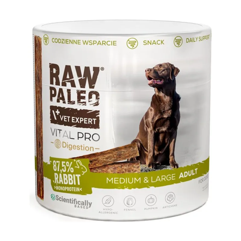 Raw paleo vital pro digestion rabbit medium large 100g