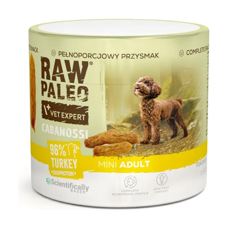 Raw paleo cabanossi turkey mini 100g