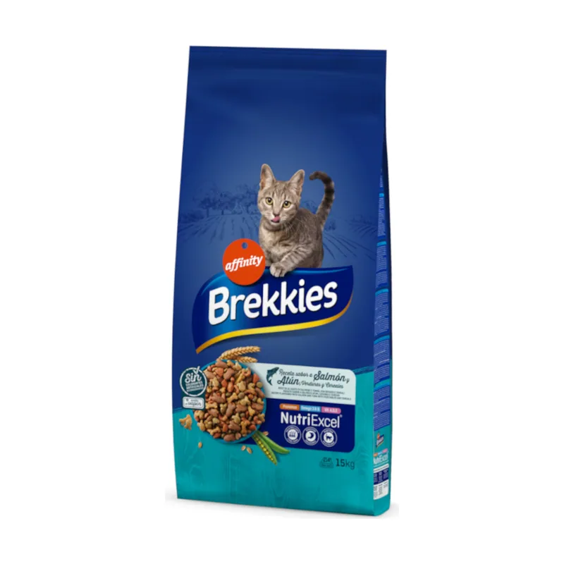 Brekkies 15 kg Affinity Salmón y Atún pienso