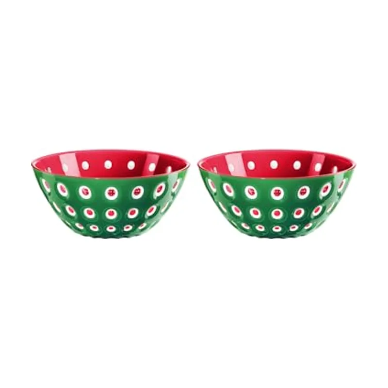 Guzzini le murrine 2 bowl set 12 cm emerald