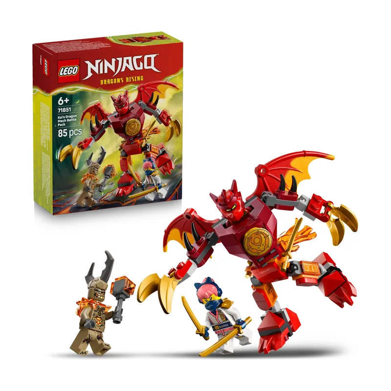 Lego Ninjago Pack de Combate Meca Dragón de Kai 71851