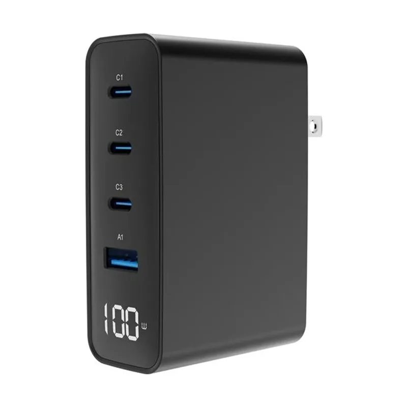 Cargador 4 usb gan 100 w