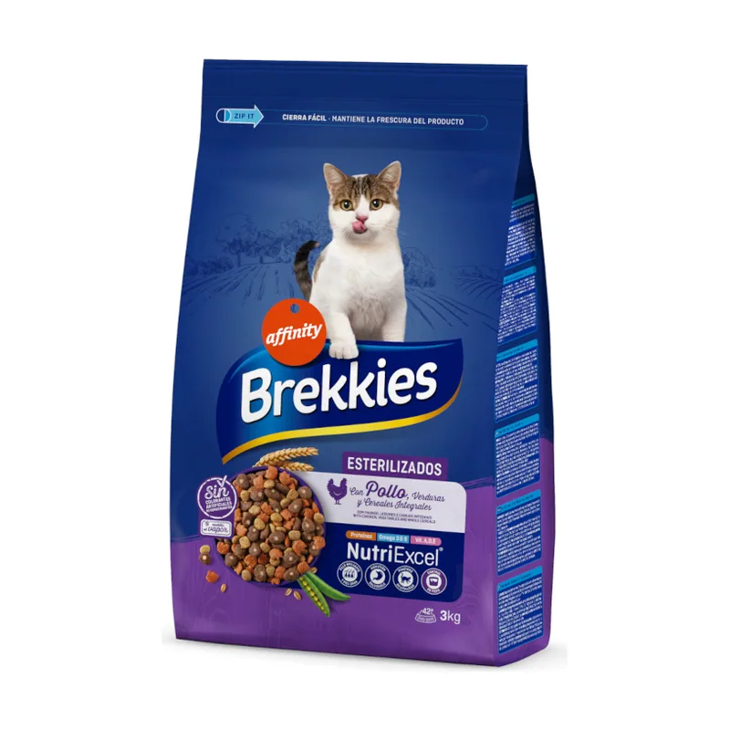 Brekkies 3 kg Affinity Esterilizados Pollo pienso