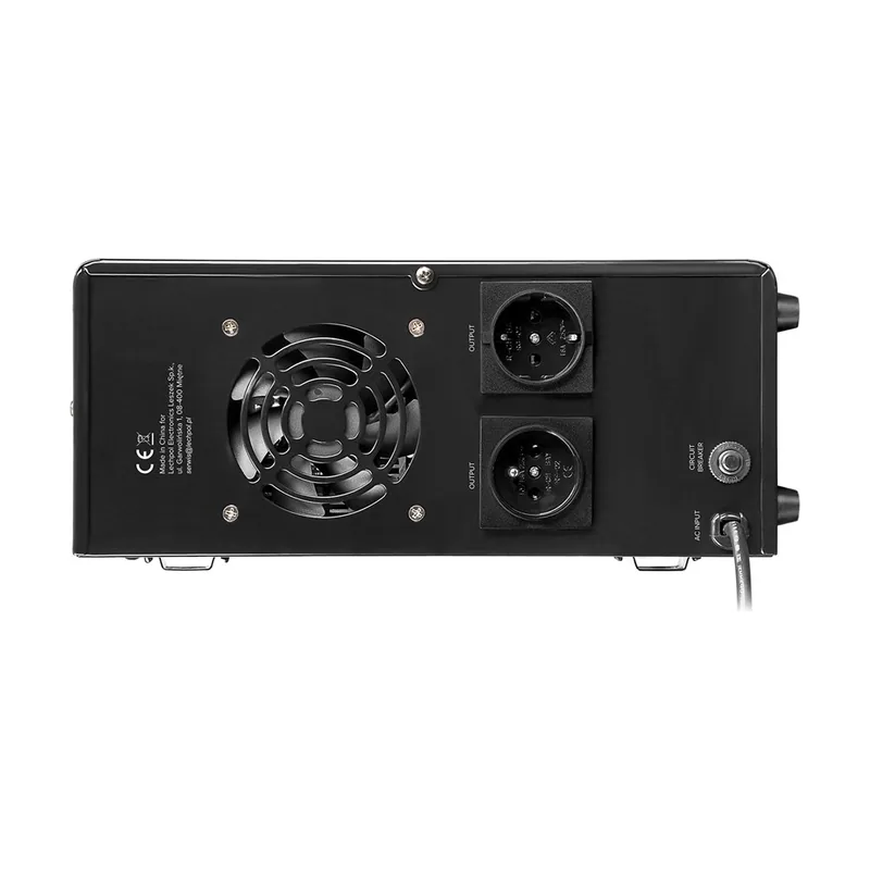 Rebel Fuente de alimentación de emergencia inversor de pared POWER-1000 con onda sinusoidal limpia y función de carga