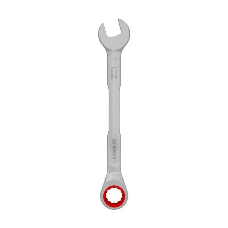 Klucz pł.-oczk. z grzechotką 19mm bosch line
