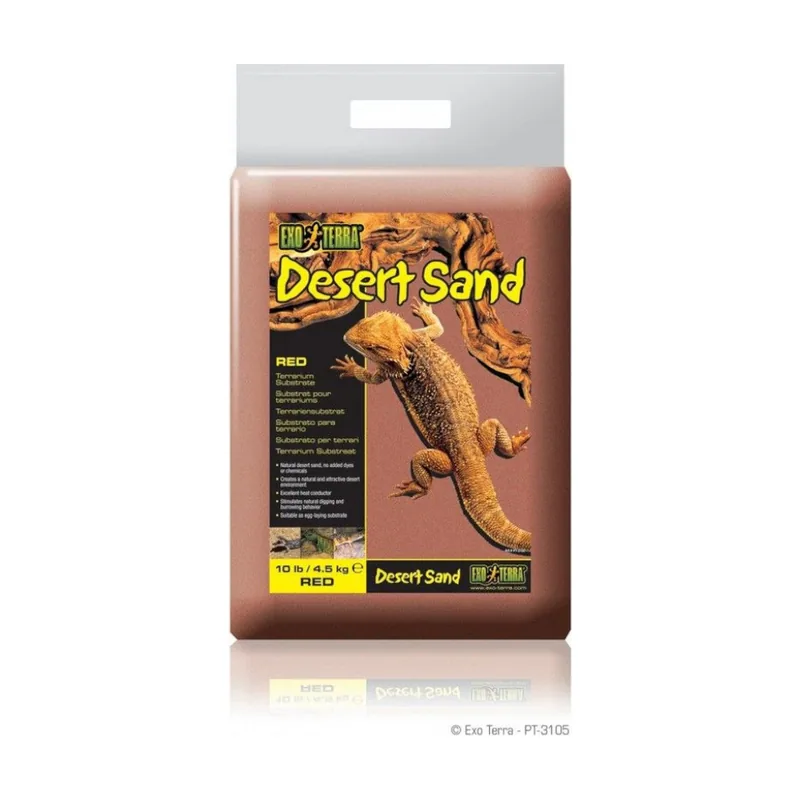 Exo Terra 4.5 kg Arena del Desierto Roja sustrato para terrarios