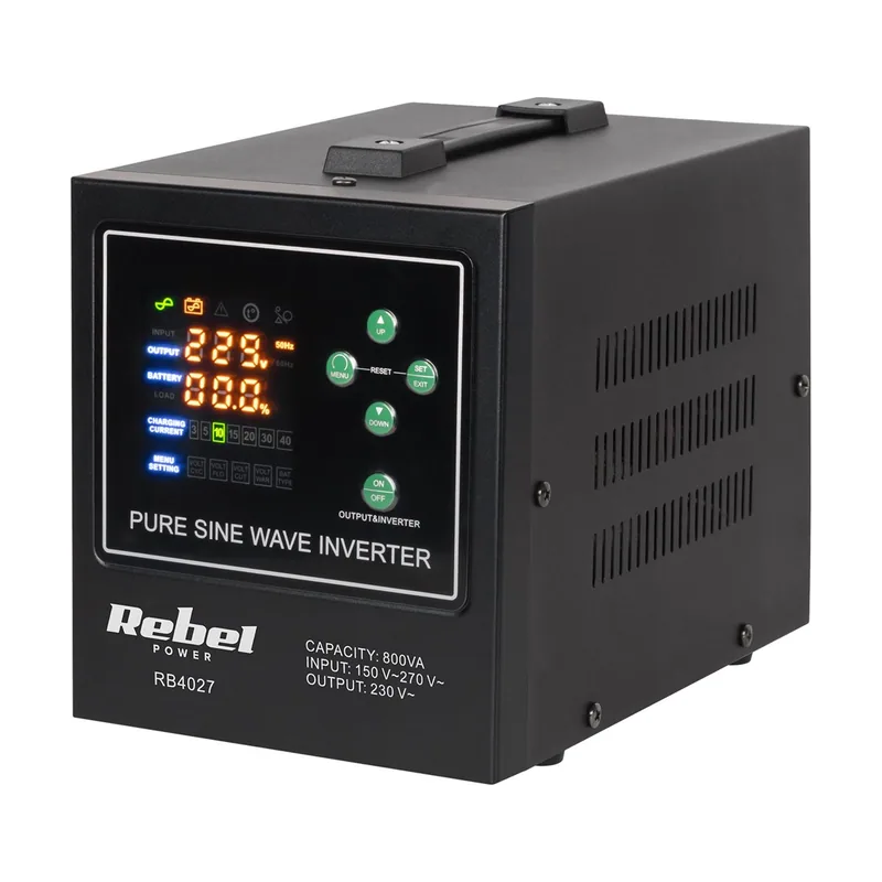Fuente de alimentación de Emergencia Sinus con función de Carga para Horno de 12 V