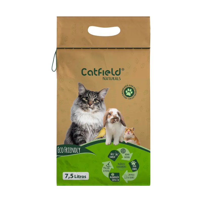 Catfield Naturals Lecho vegetal para gatos