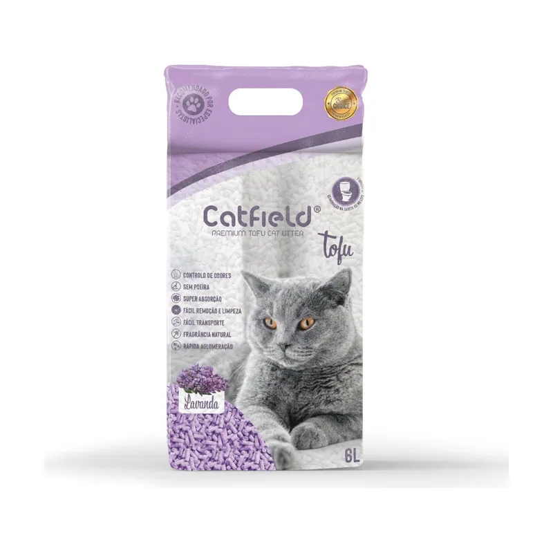 Catfield Tofu Arena Aglomerante Lavanda para gatos