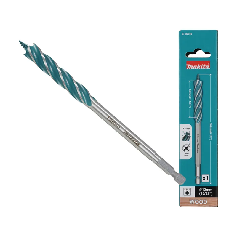 Makita wiertło do drewna 1/4" hex 18x165mm