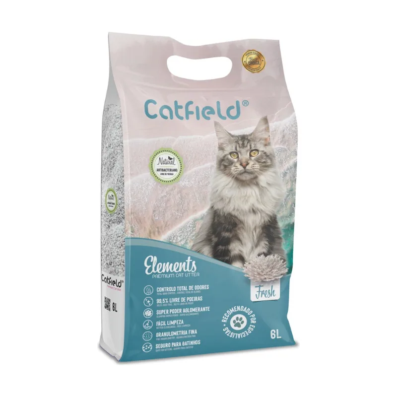 Catfield Elements Fresh Arena Aglomerante Natural para gatos