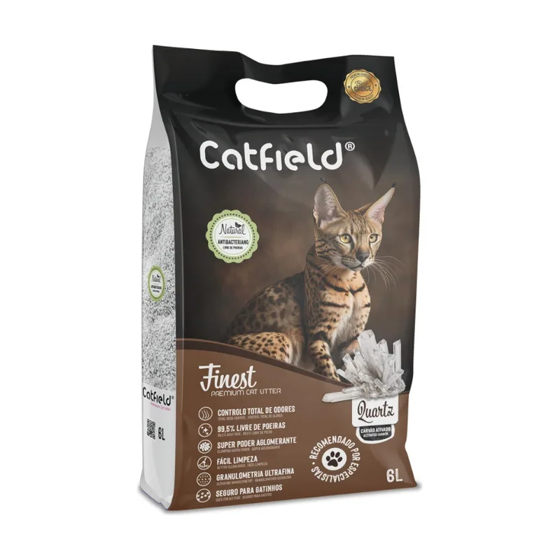 Catfield Finest Quartz Arena Aglomerante Natural para gatos