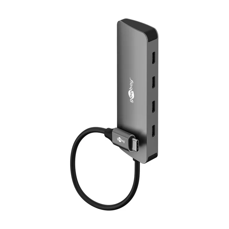 Hub USB-C 4 Puertos Slim